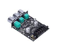 Bewinner Module d'amplificateur de Puissance, Carte d'amplificateur Audio Stéréo Double Canal 2.0 2x50W avec Entrée AUX BT 5.0 pour Haut-parleurs Domestiques 'ingénierie Sonore