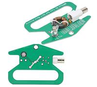 Bewinner Module d'antenne Demi-Onde alimenté par extrémité sans Réglage, Assemblage Portable 50ohms 10W, Composant d'antenne Demi-Onde alimenté par extrémité de Radio Amateur PCB pour
