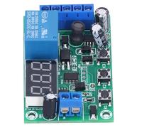 Bewinner Module de Détection de Courant Continu, Commutateur de Relais 12 V, Contrôleur de Moteur à Affichage Numérique 0-10 A 7-30 V, Carte de Capteur de Courant 0,01 A Haute Précision avec Calibrage