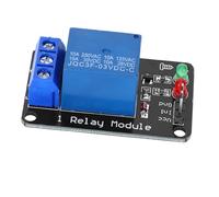 Bewinner Module de Relais 3.3V 1 pour Contrôle de Maison Intelligente PLC, Composant électronique de Tableau Noir sans Optocoupleur 250VAC/30VDC 10A