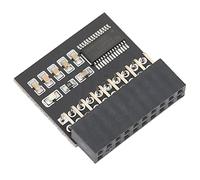 Bewinner Module de Sécurité de Cryptage PC TPM 2.0, Composants du Système de Module de Processeur TPM à Cryptage Fort LPC 20pin pour Win 7/8.1/10