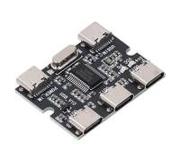 Bewinner Module d'extension de Hub USB 2.0 5 V 1 Entrée 3 Sorties avec Interface de Type C, Plug and Play, Haute efficacité et Conception d'économie 'énergie pour Accessoires Informatiques