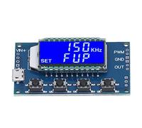 Bewinner Module Générateur de Signal d'onde Carrée d'impulsion PWM, Fréquence Réglable 'affichage LCD 1 Hz-150 KHz, Cycle de Service, Réglage Fin Double Mode 1 Hz-15 KHz, Sortie DC1 V-24 V 3 W,