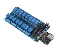 Bewinner Module Relais Ethernet 16 Canaux, Interface RJ45, Contrôleur /IP pour Automatisation Domotique Intelligente