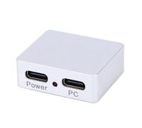 Bewinner Module Répartiteur de Signal d'alimentation USB C, Séparateur de Données et d'alimentation USB 2.0 en Alliage D'aluminium avec 3 Ports de Type C pour Tablettes de Contrôle