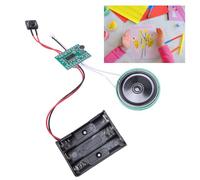 Bewinner Module Sonore Enregistrable, Puce D'enregistrement Vocal, 4 Minutes de Lecture de Lecture Light Loop Haut-parleur 40 Mm pour Carte de Voeux Bricolage Artisanat