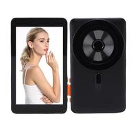 Bewinner Moniteur de Selfie de Téléphone Magnétique sans Fil, Batterie de 1800mAh Batterie à 3 Niveaux de Niveau, 180 ° Flip, Miroir en Temps Réel pour iOS Android Vlog Live Stream 4K (Black)