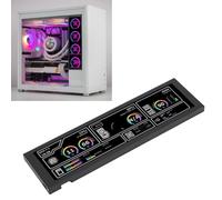 Bewinner Moniteur de Température D'ordinateur de 8,8 Pouces, écran de Panneau de Capteur LCD FHD1920x480, Mini écran Secondaire USB C, Moniteur de Température de Données CPU RAM HDD (Black)