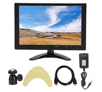Bewinner Moniteur LCD TFT Universel 10,1 Pouces 1280x800 16:10 Prise en du Moniteur HD Entrée HDMI VGA AV pour Le Bureau à Domicile pour la Surveillance CCTV Audio Vidéo de