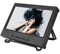 Bewinner Moniteur Portable, 7 Pouces Écran Multifonction 1024x600 pour , Écran De Voiture, Support De Vidéosurveillance, Entrée De Contrôle sans Fil HDMI/VGA/AV avec Support