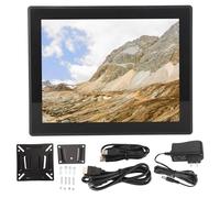 Bewinner Moniteur Portable à écran Tactile, Moniteur LED NT Mural HD 10,4'' avec IP65 étanche à la Poussière, Multi-interfaces VGA HDMI (Prise UE)