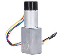 Bewinner Moteur à Engrenages à Vis sans Fin à Haute Torsion Moteur de Réduction D'encodeur Autobloquant Entièrement en Métal 10 Tr/min DC12V D'encodeur 'entraînement Industriel à Arbre Unique