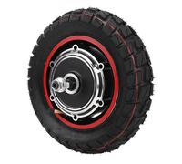 Bewinner Moteur de Moyeu de 10 Pouces pour Scooter électrique, Roue Arrière 48 V 800 W avec Pneu Gonflable, Haute Vitesse 250-1000 Tr/min et Absorption des Chocs
