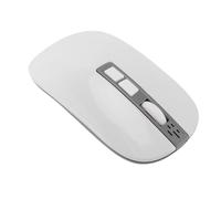 Bewinner Mouse AI, Smart Voice Control Ordinktop Computer PC Ergonomic Rechargeable Wireless Mouse with Real Time Transcription Traduction Résumé pour Le Travail à Distance (White)