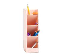 Bewinner Multicell Porte-Crayons de Bureau Organiseur de Crayons Boîte de | Caddie de bureau compact, rangement de papeterie multicolore, organisation du bureau à domicile, porte-pinceau de maquillage