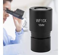 Bewinner Oculaire de Microscope Grand Angle WF10X 16 Mm, Taille de Montage 23,2 Mm, Point Oculaire élevé pour Une Vue Claire et Une Protection des Yeux, Lentille en Alliage d'aluminium