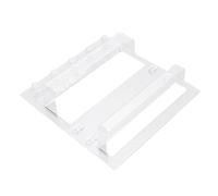 Bewinner Organisateur d'étagère de Chevet Mural, Rangement Peu Encombrant pour Lunettes, Télécommande, Téléphone Portable, Chargeur, Installation Facile, Noir (Transparent)