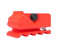 Bewinner Outil de Carton de Gratteur de Chat imprimé 3D - Conception de Poche Ergonomique, Outil de pour Planches de 0,3 Pouce D'épaisseur (Rouge)