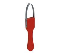Bewinner Outil de Désherbage à Boucle Manuelle, Fer Manuel Portable pour Désherbage, Desserrage, Plantation, Jardinage, Poignée Résistante aux UV, 9.45 Pouces, Rouge (Rouge)