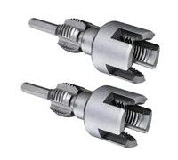 Bewinner Outil de Filetage de Tuyau Interne et Externe intégré, Kit de Filetage en Acier CRV Réglable pour Tuyaux en PVC PPR, 3/4" DN20 avec Tige Hexagonale