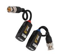 Bewinner Paire d'émetteurs-récepteurs Balun Vidéo HD 4K 8 MP, Conception Passive avec Résistance à la Foudre, Prend en Charge les Caméras AHD CVI TVI CVBS et la Transmission du Signal en Temps Réel