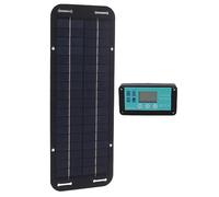 Bewinner Panneau Solaire 20 W, Kit de Chargeur de Cellules Solaires avec Contrôleur MPPT étanche pour Camping-car, Maison, Voiture, Camping, Voyage