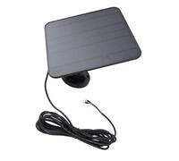 Bewinner Panneau Solaire 5 W pour Caméra de sécurité et Sonnette Vidéo, étanche IP65, Support Réglable à 360° avec Câble de, Borne à Joint Torique, Chargeur Solaire pour Caméra Extérieure