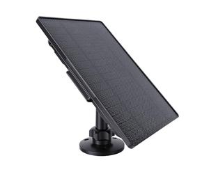 Bewinner Panneau Solaire pour Caméra de Suivi des Sentiers 6W, pour une Utilisation en Extérieur, avec une durabilité étanche et une Batterie de 6000mAh pour une Alimentation Continue