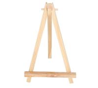 Bewinner Paquet de 20 Mini Chevalets d'affichage en Bois, Supports de Chevalet de Bureau Pliables pour Peintures, Photos, Art, Panneaux - 4,3 X 7,5 Pouces, Bois de Pin Naturel, Aucun Assemblage