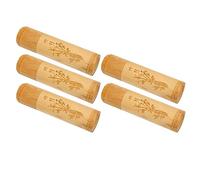 Bewinner Paquet de 5 Urnes écologiques en Bambou pour Animaux de Compagnie pour Cendres | Urne Commémorative Portable pour Répandre Les Cendres de Crémation d'animaux | Petite Urne Souvenir pour