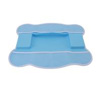 Bewinner Pare-éclaboussures de Baignoire avec Poches en Filet Double Face, étagère de Baignoire en Silicone, Support de Jouets pour Les Tout-Petits, Ventouses pour Une Installation Facile