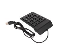 Bewinner Pavé Numérique Filaire 18 Touches Ergonomique USB Plug and Play Saisie Silencieuse Mini Clavier Numérique pour PC Portable de Bureau (1PC)