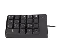 Bewinner Pavé Numérique Filaire, Clavier Numérique Portable à 19 Touches, Clavier Numérique Externe Fin, Clavier de Comptabilité Financière USB pour Ordinateur Portable