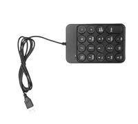 Bewinner Pavé Numérique Filaire, pavé Numérique USB 19 Touches avec Touches Rondes, Clavier Portable Ergonomique pour Ordinateur Portable, 10 Millions de Pressions