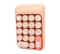 Bewinner Pavé Numérique sans Fil 18 Touches, pavé Numérique Bluetooth 2,4 G, de comptabilité Financière, Portable Double Mode pour Ordinateur Portable, (Couleur du thé au Lait)