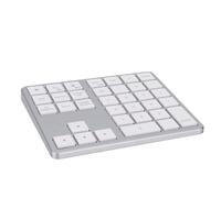 Bewinner Pavé Numérique sans Fil à 35 Touches, Double Mode (White)