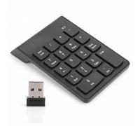 Bewinner Pavé numérique sans Fil Bluetooth, 18 Touches Mini Clavier numérique de comptabilité financière Portable, Clavier numérique muet pavés numériques pour Ordinateur