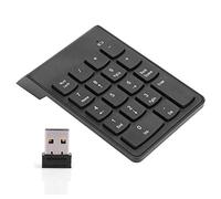Bewinner Pavé numérique sans Fil Bluetooth, 18 Touches Mini Clavier numérique de comptabilité financière Portable, Clavier numérique muet pavés numériques pour Ordinateur