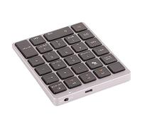 Bewinner Pavé Numérique sans Fil, Mini pavé Numérique Mince Bluetooth 3.0 avec 28 Touches, Clavier de comptabilité Financière Portable et Rechargeable pour Ordinateur Portable, Ordinateur de Bureau,