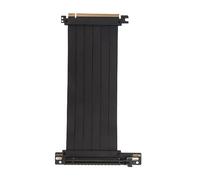 Bewinner PCIE 3.0 16x Port D'extension de Carte D'extension Flexible Haute Vitesse, Prise en PCIE 4.0, Anti-interférence, Adaptateur d'angle de 90 Degrés (Noir)