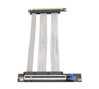 Bewinner PCIE 5.0 Extender Riser Cable, pour RTX4090 5090, avec RX8900 RX7900XTX, Taux de Transfert de Données 128 Go/S, Conception Anti-EMI, Flexible et Pliable (20cm)