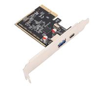 Bewinner PCIe à USB 3.1 Carte D'extension, Puce ASM1142, USB 3.0 et Type C 10 Gops de Données de Données de Haute Vitesse pour L'ordinateur de Bureau, Compatible avec OS X
