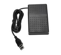 Bewinner Pédale USB Simple pour Ordinateur PC, Pédale de Commutation au Pied USB Ergonomique avec Câble de 2 M, Pédale de Commutation d'action du Clavier de Commande au Pied