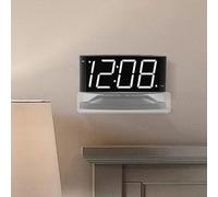 Bewinner Petite étagère Flottante Mini Acrylique Murale pour la Décoration Intérieure et L'organisation 3 Pièces 3,9x3,9x2,0 Pouces (Transparent)