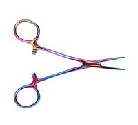 Bewinner Pince Hémostatique pour Poils d'animaux de Compagnie 14 Cm - Pince à épiler en Acier Inoxydable pour Chien et Chat, Outil d'épilation de Nettoyage pour Poils Fins, Charnière Réglable,