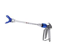 Bewinner Pistolet Pulvérisateur sans Air, Rallonge de 30 Cm, Ajusteur de Direction de Rotation à 360 Degrés, Pulvérisateur de Peinture Ergonomique en Alliage d'aluminium pour la Rénovation de la