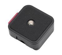 Bewinner Plaque à Dégagement Rapide, Plaque de Base pour Trépied D'appareil Photo en Alliage D'aluminium avec Trou de Vis 1/4 et 3/8, Adaptateur Universel pour Trépied QR,