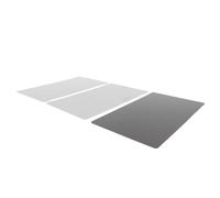 Bewinner Plaque de Construction Flexible de Remplacement pour Imprimante 3D Mono M7 M7 Pro, Lit d' 228 X 131 Mm, Base Magnétique Douce, Surface en Acier Inoxydable brossé avec Poignée, 2 Pièces