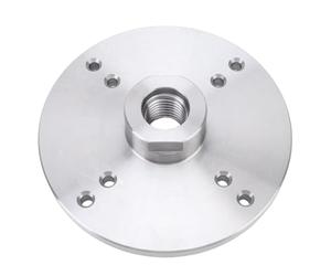 Bewinner Plaque Frontale de Tour à Bois, 6 Pouces de Diamètre avec Filetage de 33 Mm et 8 Trous de Montage, en Acier 45 pour les Projets de Tournage de Petits Bols et de Travail du Bois