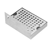 Bewinner Plateau d'égouttage de Bière Mural en Acier Inoxydable 304, Plateau d'égouttement de Bière en Fût de en Acier Inoxydable avec Grille Amovible, 6,1x4,4x2,6 Pouces, Collecteur 'égouttement